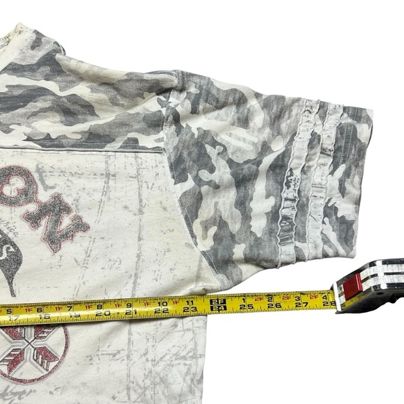 Affliction Shirt American Customs Motorcycles Tee Y2K Size 2XL - Picture 5 of 5